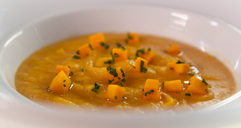 Crema de calabaza recomendada por MenuSapiens